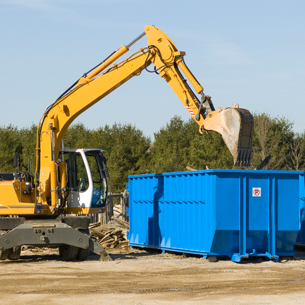 can i choose the location where the residential dumpster will be placed in Carbon County Pennsylvania